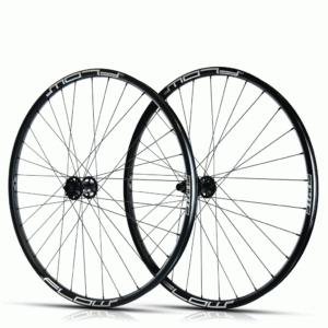 pair of flow ex3 aluminium wheels with reinforced enduro profile