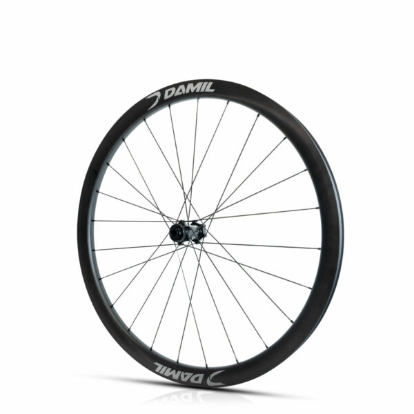 single front wheel for gravel in carbon fibre
